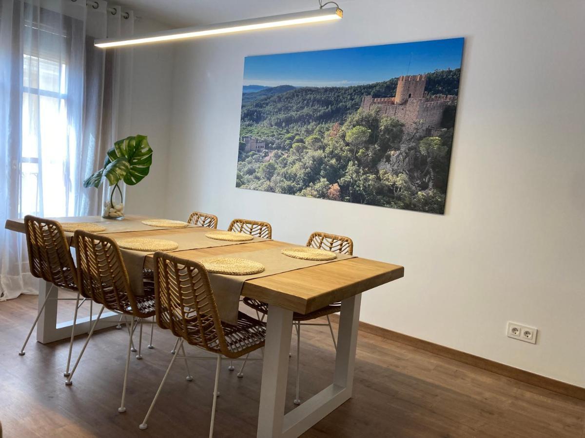 Apartamento Centrico, Climatizado Y Totalmente Equipado De 3 Habitaciones Para 6-7 Personas Santa Coloma De Farners Buitenkant foto