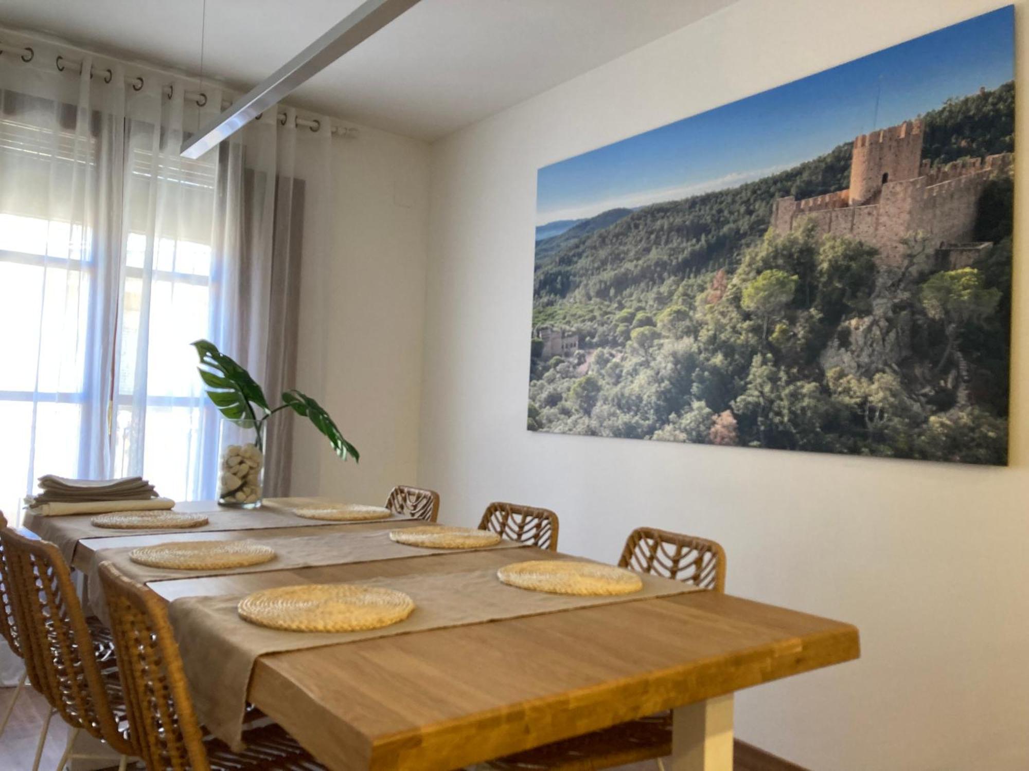 Apartamento Centrico, Climatizado Y Totalmente Equipado De 3 Habitaciones Para 6-7 Personas Santa Coloma De Farners Buitenkant foto